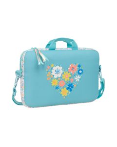 FUNDA PC SAFTA MOOS FIORI RECICLADO 27X40CM