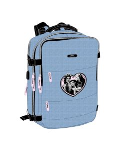 MOCHILA VIAJE SAFTA K-POP DEMON HUNTERS HUNTR/X ADAPTABLE A TROLLEY 44X29CM