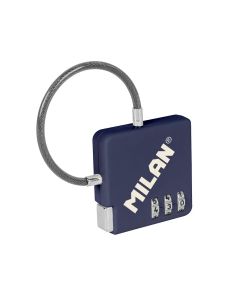 CANDADO COMBINACION MILAN 430 SINCE 1918 3 DIGITOS AZUL