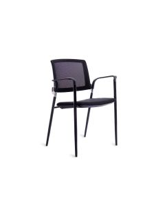 SILLA CONFIDENTE ROCADA RD-906V23 RESPALDO MALLA NEGRO ASIENTO NEGRO