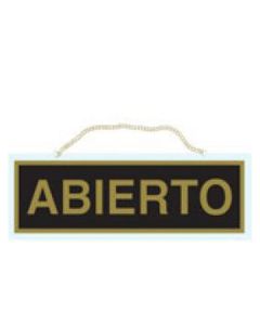 CARTEL ROTULAUTO BASE METACRILATO ABIERTO-CERRADO 111 REVERSIBLE 60X180MM