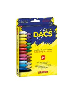 LAPIZ CERA ALPINO DACS 24 COLORES