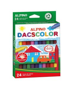 LAPIZ CERA ALPINO DACSCOLOR 24 COLORES