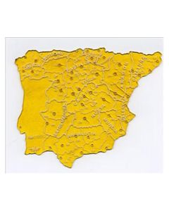 PLANTILLA DFH MAPA ESPAÑA ESCOLAR 15X12,5CM