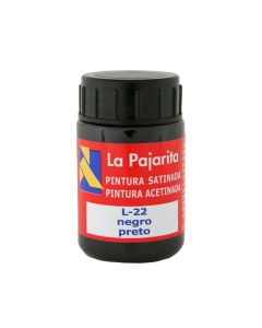 PINTURA LA PAJARITA 35ML Nº 22 NEGRA CAJA 6UD