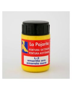 PINTURA LA PAJARITA 35ML Nº 2 AMARILLO ORO CAJA 6UD