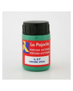 PINTURA LA PAJARITA 35ML Nº 17 VERDE VIVO CAJA 6UD