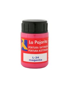 PINTURA LA PAJARITA 35ML Nº 24 MAGENTA CAJA 6UD