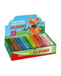 PLASTILINA ALPINO 150G 12 COLORES