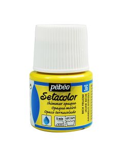 SETACOLOR OPACO TORNASOLADO PEBEO 45ML Nº 36 AMARILLO RICO