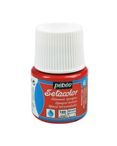 SETACOLOR OPACO TORNASOLADO PEBEO 45ML Nº 46 ROJO PASION