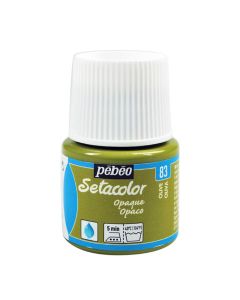 SETACOLOR OPACO PEBEO 45ML Nº 83 OLIVA