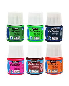 SETACOLOR GLITTER PEBEO 45ML Nº 202 ESMERALDA