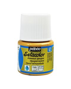 SETACOLOR OPACO TORNASOLADO PEBEO 45ML Nº 62 ORO RICO