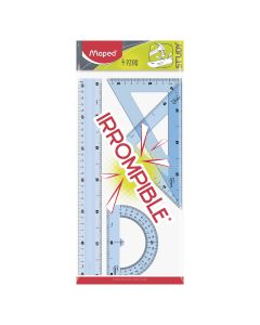 JUEGO REGLAS MAPED IRROMPIBLE 4 PIEZAS STUDY 30CM