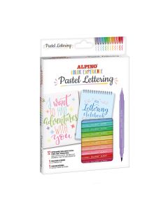 SET ROTULADOR ALPINO COLOR EXPERIENCE LETTERING PASTEL