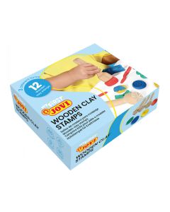 SELLOS DE MADERA JOVI MY FIRST BABY TEXTURAS SCHOOL PACK 12UD