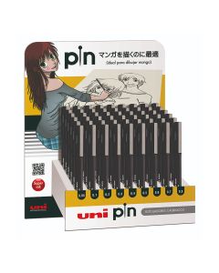 ROTULADOR UNI PIN LETTERING PIN0X-200 EXPOSITOR 54UD