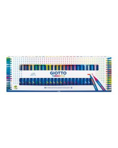 ROTULADOR GIOTTO TURBO PRO ACUARELABLE DOBLE PUNTA PINCEL Y BISELADA 30 COLORES
