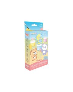 TEMPERA JOVI 35ML KAWAII 6 COLORES PASTEL + PINCEL