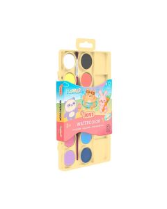 ACUARELA JOVI KAWAII 12 COLORES + PINCEL