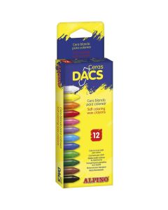 LAPIZ CERA ALPINO DACS 12 COLORES