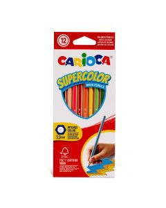 LAPIZ COLOR CARIOCA SUPERCOLOR 12 COLORES