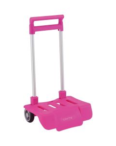 CARRO PORTAMALETAS SAFTA PLEGABLE 605 FUCSIA