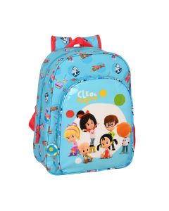 MOCHILA SAFTA CLEO&CUQUIN GOOD NIGHT ADAPTABLE A CARRO 34X26 L23