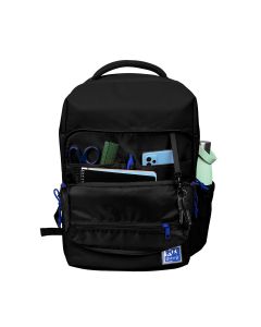 MOCHILA OXFORD 13 COMPARTIMENTOS B-OUT 42X30CMCM NEGRA