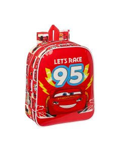 MOCHILA SAFTA CARS LET'S RACE ADAPTABLE A CARRO 27X22 L24