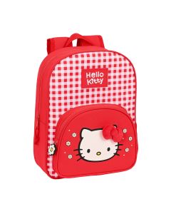 MOCHILA SAFTA HELLO KITTY SPRING ADAPTABLE A CARRO 34X26 L24