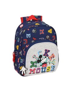 MOCHILA SAFTA MICKEY ONLY ONE ADAPTABLE A CARRO 34X28 L24
