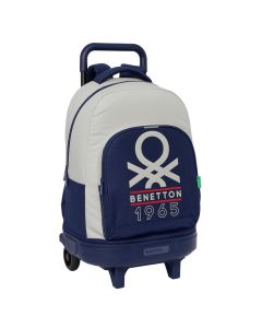 MOCHILA SAFTA CARRO COMPACT BENETTON VARSITY EXTRAIBLE 45X33CM