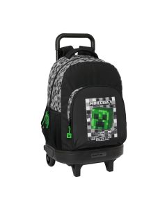 MOCHILA SAFTA CARRO COMPACT MINECRAFT EXTRAIBLE 45X33CM