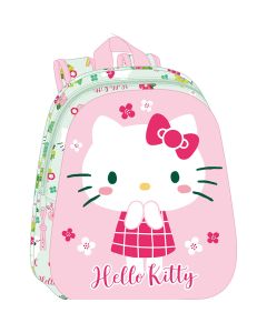 MOCHILA SAFTA 3D HELLO KITTY 33X27CM