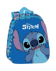 MOCHILA SAFTA 3D STITCH 33X27CM