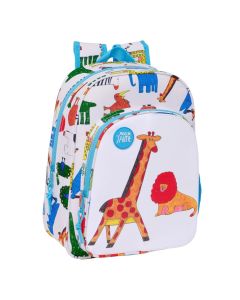 MOCHILA SAFTA INFANTIL ALGO DE JAIME ADAPTABLE A CARRO 34X26CM