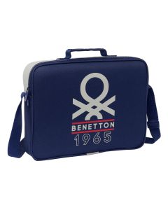 CARTERA ESCOLAR SAFTA BENETTON VARSITY 28X38CM