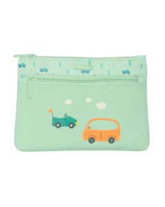 PORTATODO SAFTA 2 CREMALLERAS PREESCOLAR COCHES 16X23CM L25