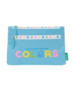 PORTATODO SAFTA 2 CREMALLERAS BENETTON SPRING 16X23CM L25