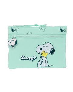 PORTATODO SAFTA 2 CREMALLERAS SNOOPY GROOVY 16X23CM L25