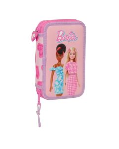 PLUMIER SAFTA DOBLE 28P BARBIE LOVE L25