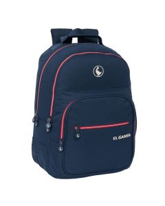 MOCHILA SAFTA DOBLE EL GANSO CLASSIC ADAPTABLE A CARRO 42X32CM