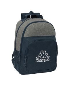 MOCHILA SAFTA DOBLE KAPPA DARK NAVY ADAPTABLE A CARRO 42X32CM L25