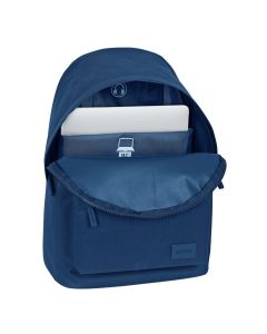 MOCHILA PC SAFTA BASICS MARINO 41X31CM