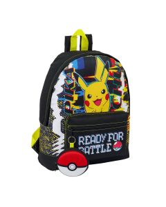 MOCHILA SAFTA CON MONEDERO POKEMON 40X32CM