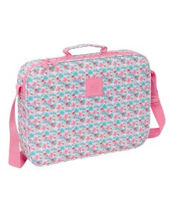 CARTERA ESCOLAR SAFTA MOOS FLORES 28X38CM