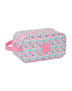BOLSA ZAPATILLAS SAFTA MOOS FLORES 15X29CM
