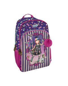 MOCHILA SAFTA 3 CREMALLERAS GORJUSS FAIRGROUND ADAPTABLE A CARRO 45X29